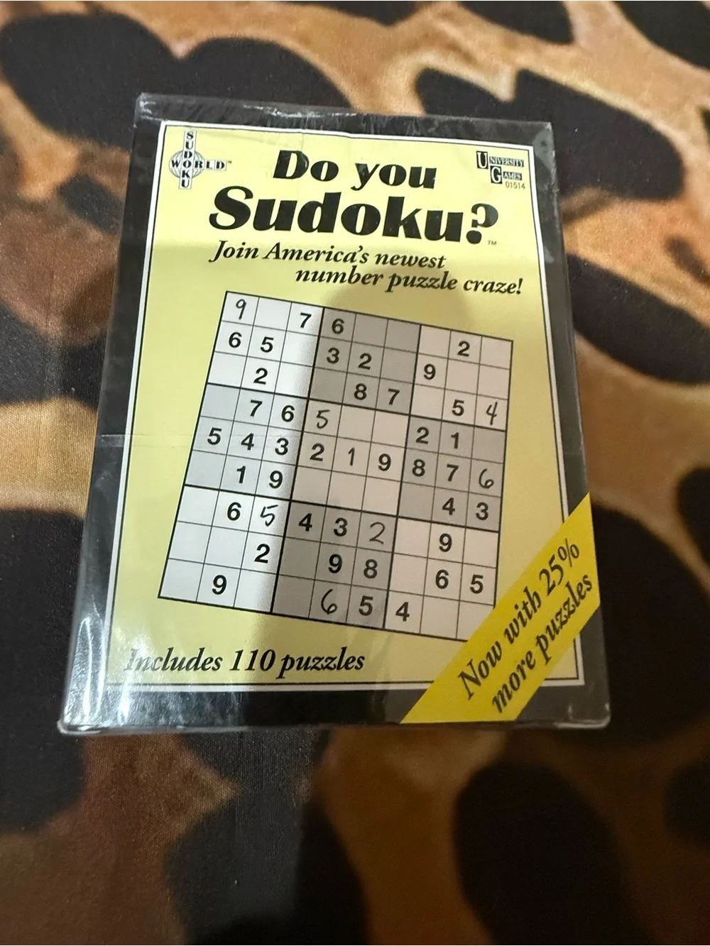Do you Sudoku? Yellow Puzzle Card Pack - Classic Sudoku Game